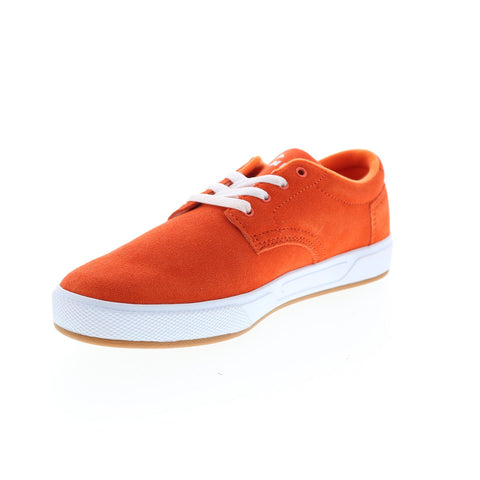 Emerica Spanky G6 6102000128800 Mens Orange Suede Skate Sneakers Shoes