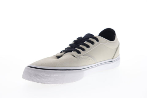 Emerica Dickson Slam 6102000130282 Mens Beige Suede Athletic Skate Shoes