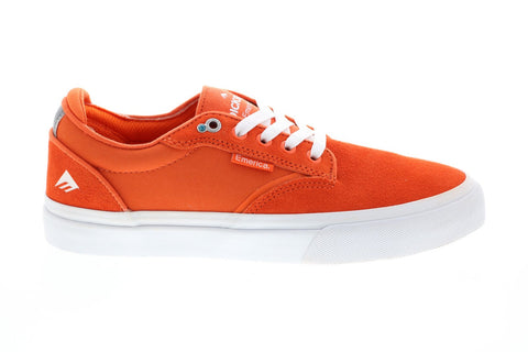 Emerica Dickson 6102000130800 Mens Orange Skate Inspired Sneakers Shoes