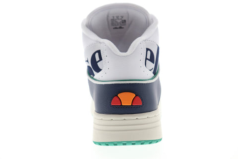 Ellesse Assist HI 610347 Mens White Leather Lace Up High Top Sneakers Shoes