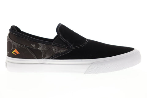 Emerica Wino G6 Slip On X Psockadelic 6107000229001 Mens Black Skate Shoes