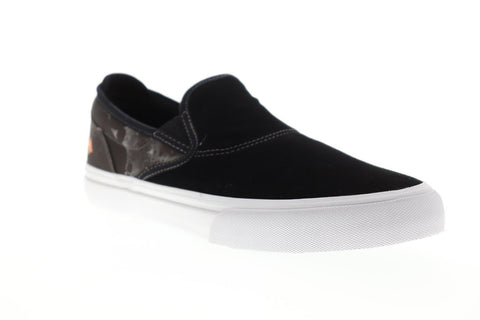 Emerica Wino G6 Slip On X Psockadelic 6107000229001 Mens Black Skate Shoes