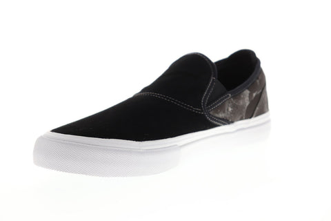 Emerica Wino G6 Slip On X Psockadelic 6107000229001 Mens Black Skate Shoes