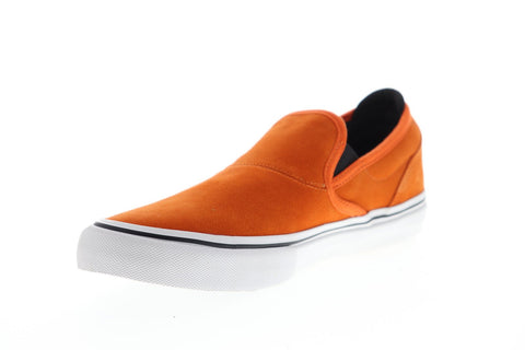 Emerica Wino G6 Slip On X Bronson 6107000237800 Mens Orange Athletic Skate Shoes