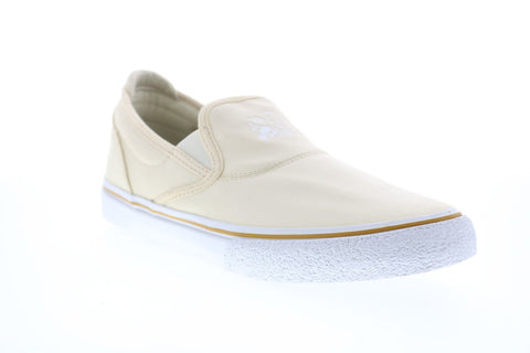 Emerica Wino G6 Slip On x SB Reserve Mens Beige Leather Sneakers Shoes