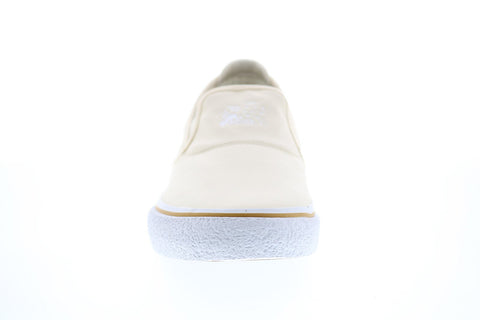 Emerica Wino G6 Slip On x SB Reserve Mens Beige Leather Sneakers Shoes