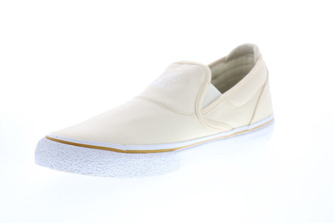 Emerica Wino G6 Slip On x SB Reserve Mens Beige Leather Sneakers Shoes