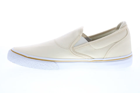Emerica Wino G6 Slip On x SB Reserve Mens Beige Leather Sneakers Shoes