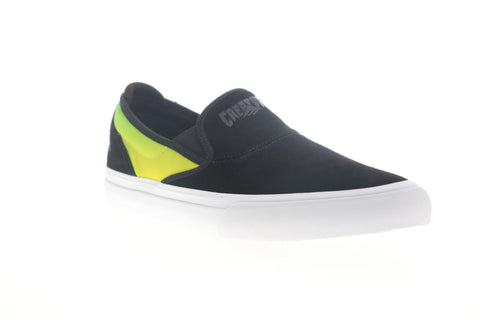 Emerica Wino G6 Slip On x Creature Mens Black Suede Sneakers Shoes