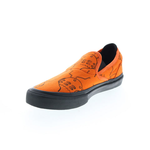 Emerica Wino G6 Slip-On X Toy Machine Mens Orange Suede Sneakers Shoes