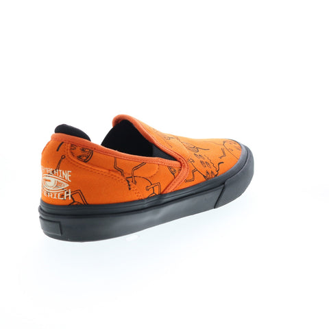 Emerica Wino G6 Slip-On X Toy Machine Mens Orange Suede Sneakers Shoes