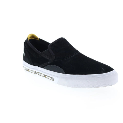 Emerica Wino G6 Slip-On X Independent Mens Black Suede Sneakers Shoes
