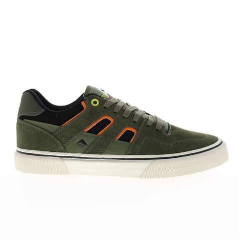 Emerica Tilt G6 Vulc X OJ Mens Green Suede Skate Inspired Sneakers Shoes