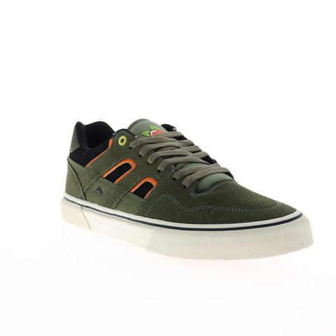 Emerica Tilt G6 Vulc X OJ Mens Green Suede Skate Inspired Sneakers Shoes
