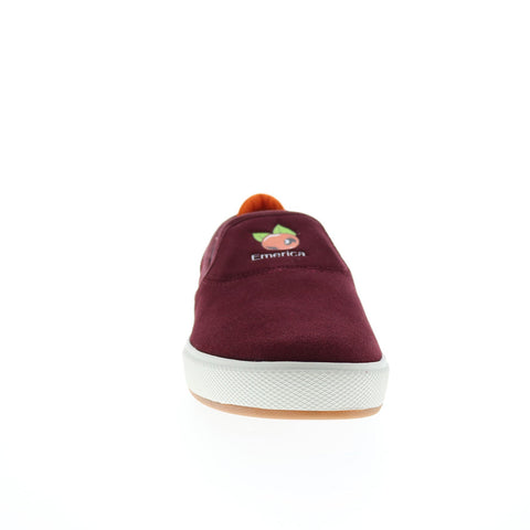 Emerica Wino G6 Slip Cup X OJ Mens Burgundy Skate Inspired Sneakers Shoes