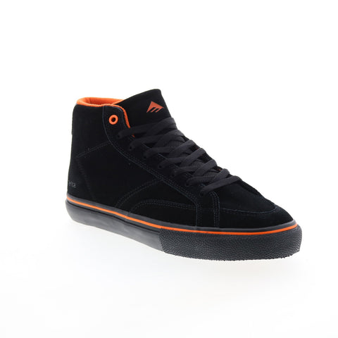 Emerica Omen Hi X Biltwell Mens Black Suede Skate Inspired Sneakers Shoes