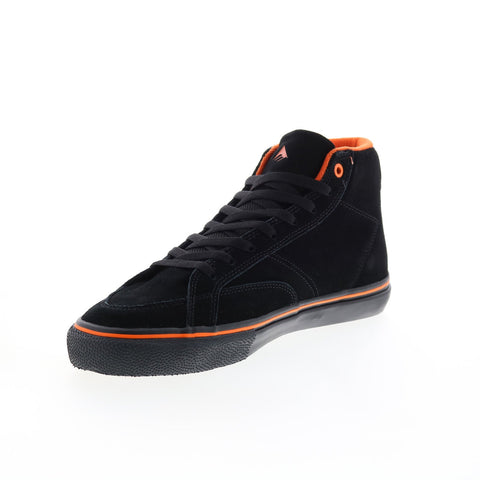 Emerica Omen Hi X Biltwell Mens Black Suede Skate Inspired Sneakers Shoes