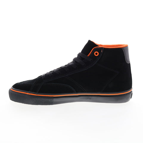 Emerica Omen Hi X Biltwell Mens Black Suede Skate Inspired Sneakers Shoes