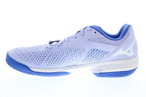 Mizuno Wave Exceed Tour 4 AC Womens Purple Mesh Athletic Volleyball Shoes