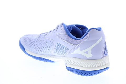 Mizuno Wave Exceed Tour 4 AC Womens Purple Mesh Athletic Volleyball Shoes