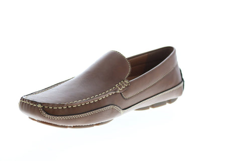 Izod Burney BURNEY Mens Brown Synthetic Slip On Loafers & Slip Ons Moccasin Shoes