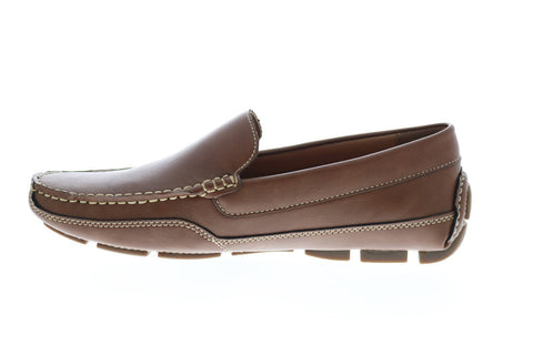 Izod Burney BURNEY Mens Brown Synthetic Slip On Loafers & Slip Ons Moccasin Shoes
