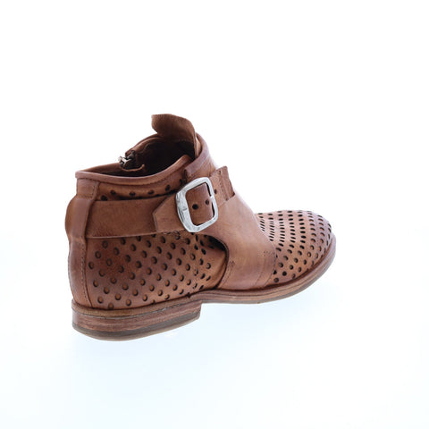 A.S.98 Zari 630253-101 Womens Brown Leather Ankle & Booties Boots Boots