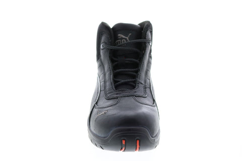 Puma Daytona Mid Steel Toe 632165 Mens Black Leather Lace Up Work Boots
