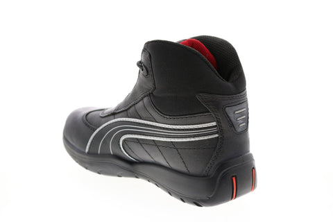 Puma Daytona Mid Steel Toe 632165 Mens Black Leather Lace Up Work Boots