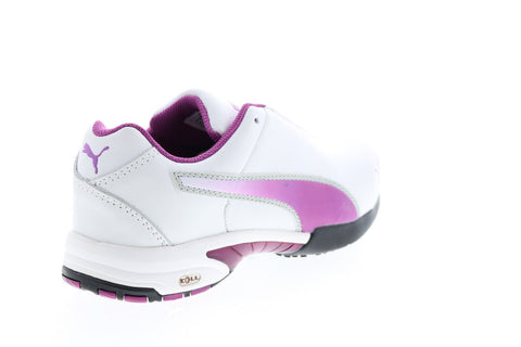 Puma Velocity Wht Low 642805 Womens White Leather Lace Up Work Boots