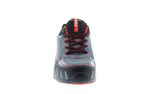 Puma Fuse Motion 642875 Womens Gray Mesh Lace Up Work Boots