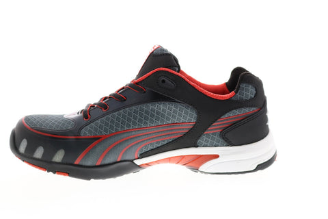Puma Fuse Motion 642875 Womens Gray Mesh Lace Up Work Boots