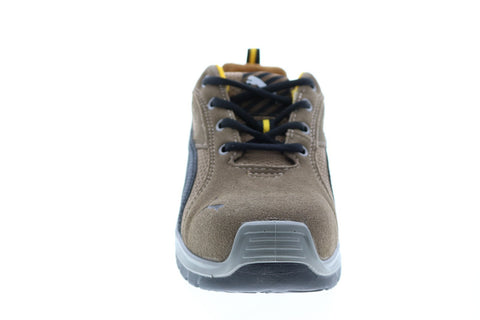 Puma Omni Low 643645 Mens Brown Suede Lace Up Work Boots