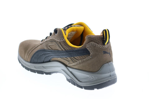 Puma Omni Low 643645 Mens Brown Suede Lace Up Work Boots