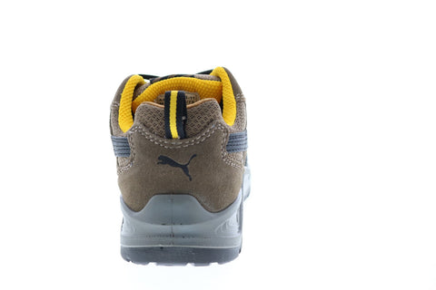 Puma Omni Low 643645 Mens Brown Suede Lace Up Work Boots
