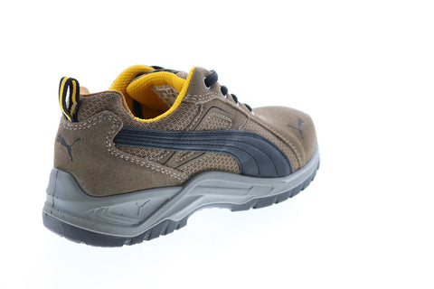 Puma Omni Low 643645 Mens Brown Suede Lace Up Work Boots