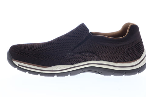 Skechers Expected Gomel 65086 Mens Brown Mesh Slip On Lifestyle Sneakers Shoes