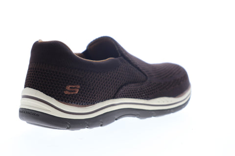 Skechers Expected Gomel 65086 Mens Brown Mesh Slip On Lifestyle Sneakers Shoes