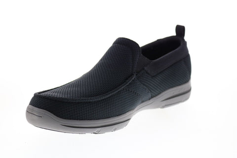 Skechers Harper Walton 65382 Mens Black Canvas Lifestyle Sneakers Shoes