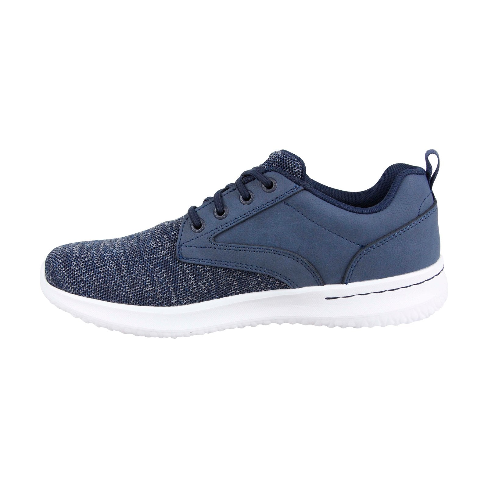 Skechers Delson Fonzo 65641 Mens Blue Lifestyle - Ruze Shoes