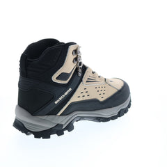 Skechers Polano Norwood 65755 Mens Gray Leather Lace Up Hiking