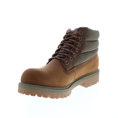 Skechers Sergeants Verno 65838 Mens Brown Leather Lace Up Lace Up Boots