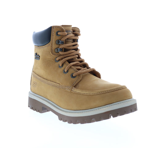 Skechers Verdict Range Top 65886 Mens Brown Nubuck Leather Casual Dress Boots
