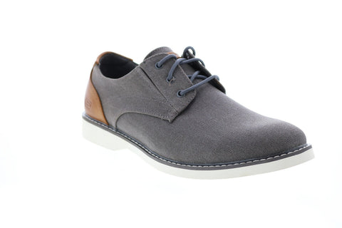 Skechers Parton Wilcon 65925 Mens Gray Oxfords & Lace Ups Plain Toe Shoes