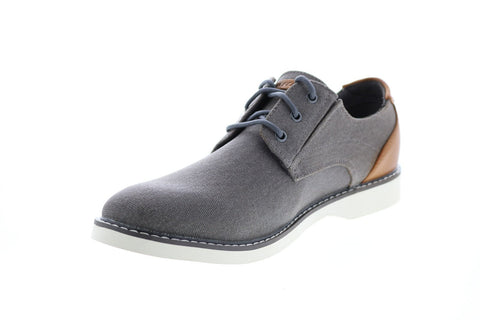Skechers Parton Wilcon 65925 Mens Gray Oxfords & Lace Ups Plain Toe Shoes