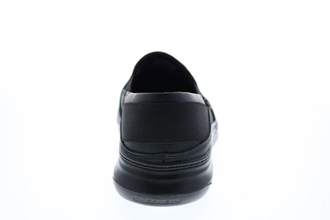 Skechers Moreno Relton 66082 Mens Black Loafers & Slip Ons Casual Shoes