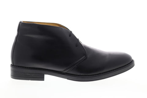 Giorgio Brutini Winnow 660851 Mens Black Leather Mid Top Lace Up Chukkas Boots