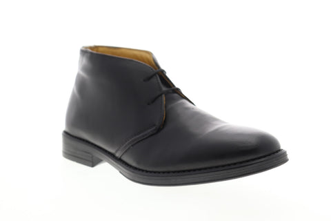 Giorgio Brutini Winnow 660851 Mens Black Leather Mid Top Lace Up Chukkas Boots