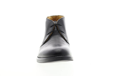 Giorgio Brutini Winnow 660851 Mens Black Leather Mid Top Lace Up Chukkas Boots