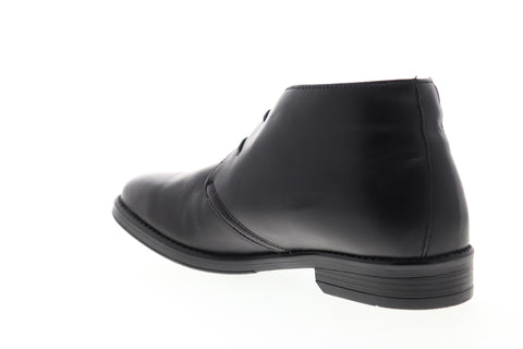 Giorgio Brutini Winnow 660851 Mens Black Leather Mid Top Lace Up Chukkas Boots